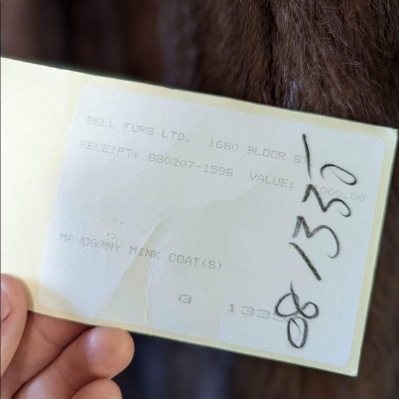 **SOLD** Vintage Mink Coat - Picture 7 of 13